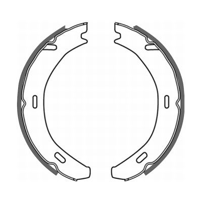 Brake Shoe Set, parking brake ABE CRM002ABE