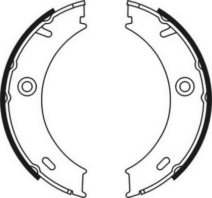 ABE CRM003ABE Brake Shoe Set, parking brake