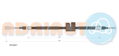 Cable Pull, parking brake ADRIAUTO 03.0241