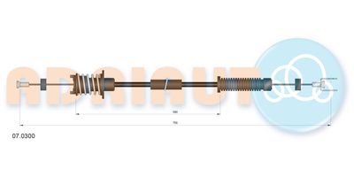 Accelerator Cable ADRIAUTO 07.0300