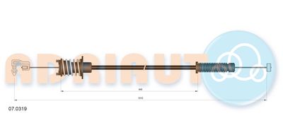 Accelerator Cable ADRIAUTO 07.0319