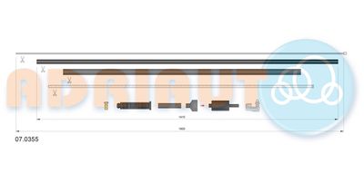 Accelerator Cable ADRIAUTO 07.0355