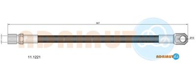 Brake Hose ADRIAUTO 11.1221