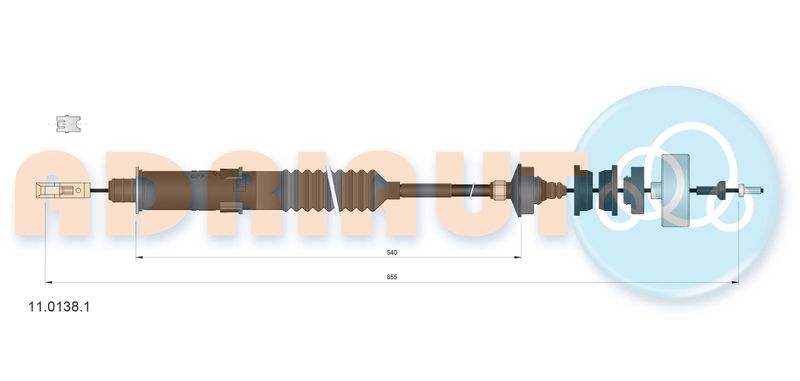 ADRIAUTO 11.0138.1 Cable Pull, clutch control