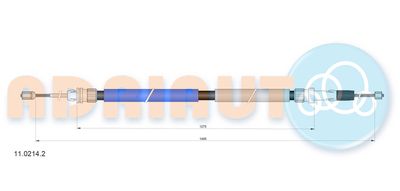 Cable Pull, parking brake ADRIAUTO 11.0214.2
