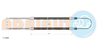 Cable Pull, parking brake ADRIAUTO 11.0295