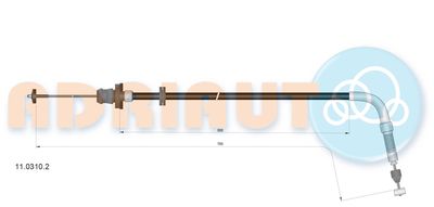 Accelerator Cable ADRIAUTO 11.0310.2