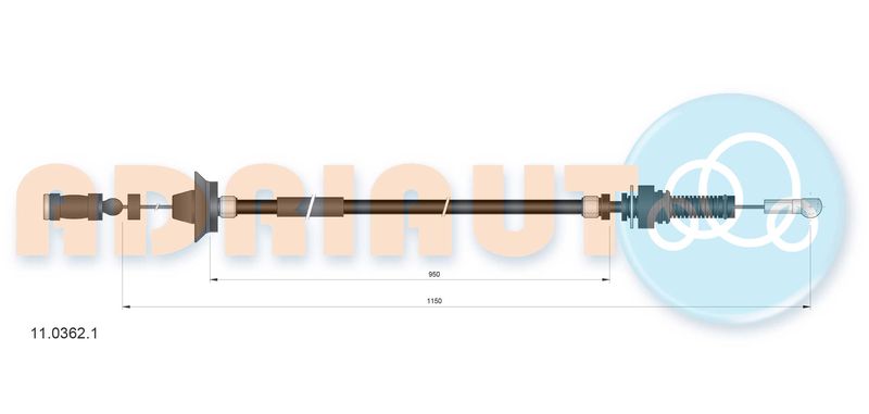 ADRIAUTO 11.0362.1 Accelerator Cable