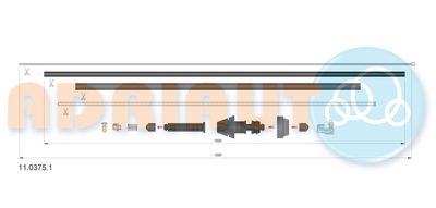 Accelerator Cable ADRIAUTO 11.0375.1