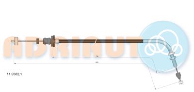 Accelerator Cable ADRIAUTO 11.0382.1