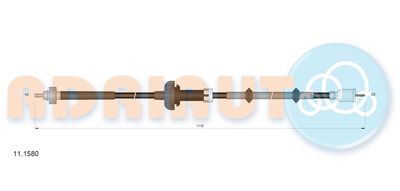 Speedometer Cable ADRIAUTO 11.1580