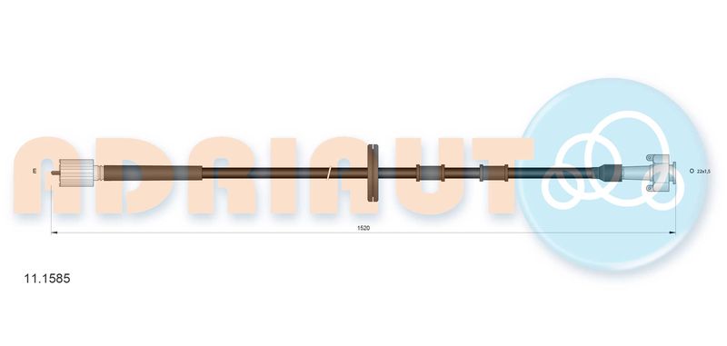 ADRIAUTO 11.1585 Speedometer Cable