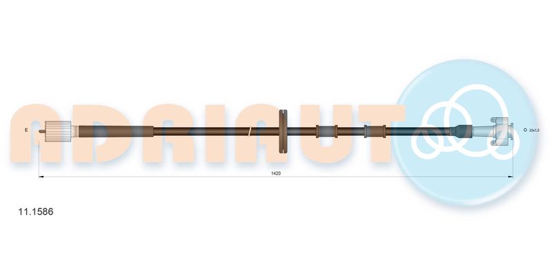 ADRIAUTO 11.1586 Speedometer Cable