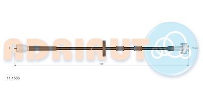 Speedometer Cable ADRIAUTO 11.1586