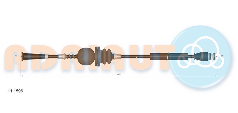 ADRIAUTO 11.1596 Speedometer Cable