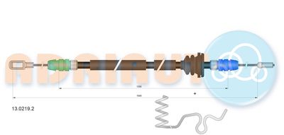 Cable Pull, parking brake ADRIAUTO 13.0219.2