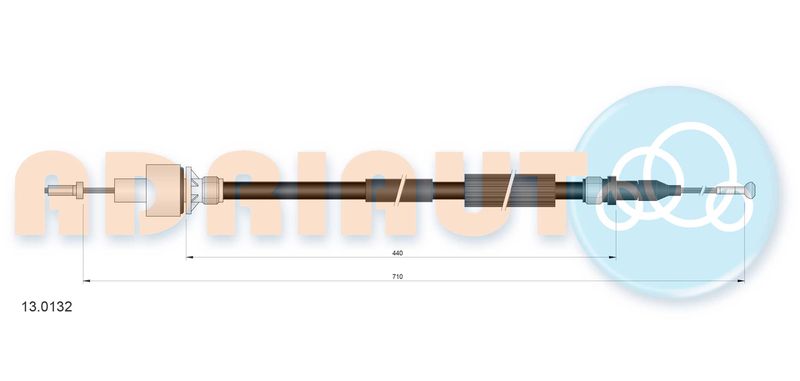 ADRIAUTO 13.0132 Cable Pull, clutch control