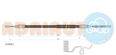 Cable Pull, parking brake ADRIAUTO 13.0205.1