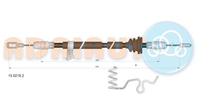 Cable Pull, parking brake ADRIAUTO 13.0218.2