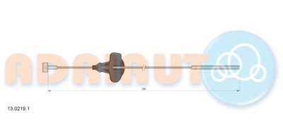 Cable Pull, parking brake ADRIAUTO 13.0219.1