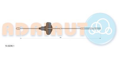 Cable Pull, parking brake ADRIAUTO 13.0236.1