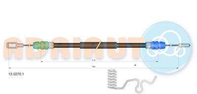 Cable Pull, parking brake ADRIAUTO 13.0270.1