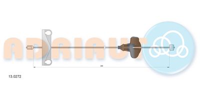 Cable Pull, parking brake ADRIAUTO 13.0272