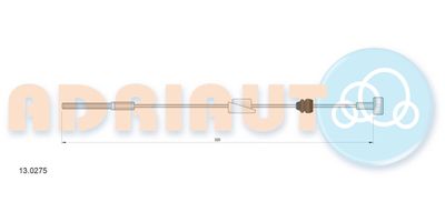 Cable Pull, parking brake ADRIAUTO 13.0275