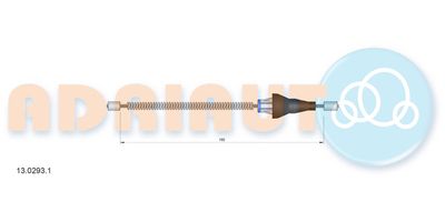 Cable Pull, parking brake ADRIAUTO 13.0293.1