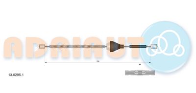 Cable Pull, parking brake ADRIAUTO 13.0295.1