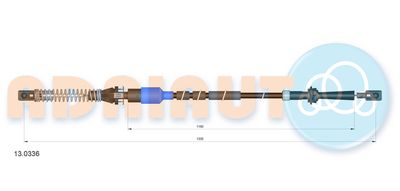 Accelerator Cable ADRIAUTO 13.0336