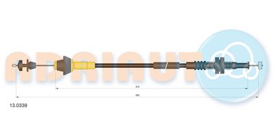 Accelerator Cable ADRIAUTO 13.0339