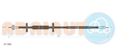 Speedometer Cable ADRIAUTO 27.1500