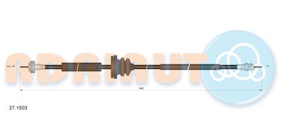 Speedometer Cable ADRIAUTO 27.1503
