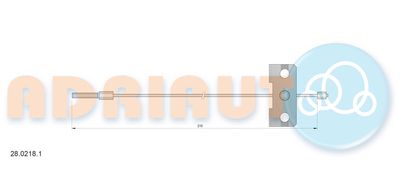 Cable Pull, parking brake ADRIAUTO 28.0218.1