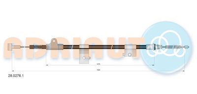 Cable Pull, parking brake ADRIAUTO 28.0276.1