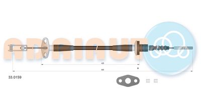 Cable Pull, clutch control ADRIAUTO 33.0159