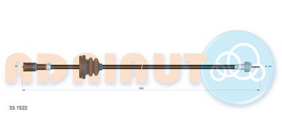 Speedometer Cable ADRIAUTO 33.1522