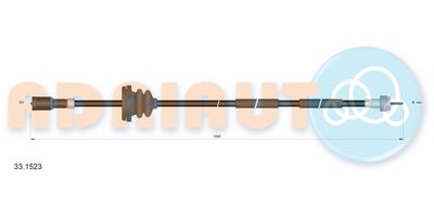 Speedometer Cable ADRIAUTO 33.1523