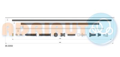 Accelerator Cable ADRIAUTO 35.0350