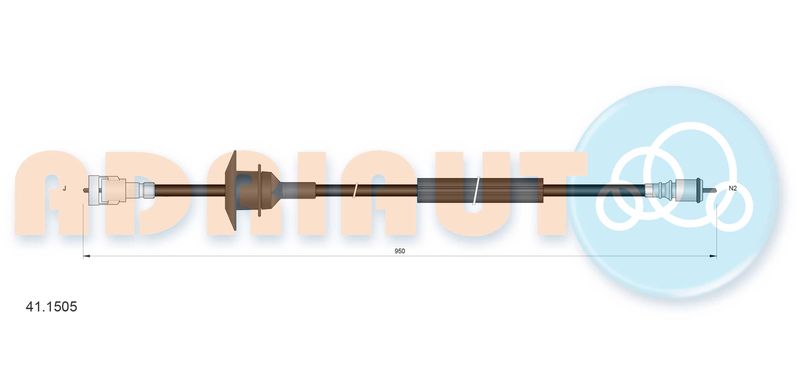 ADRIAUTO 41.1505 Speedometer Cable