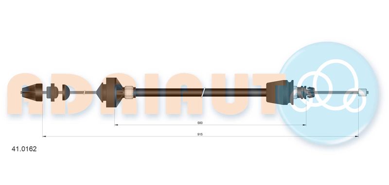 ADRIAUTO 41.0162 Cable Pull, clutch control