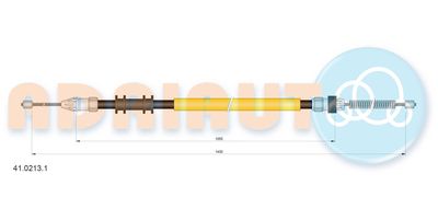 Cable Pull, parking brake ADRIAUTO 41.0213.1