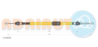 Cable Pull, parking brake ADRIAUTO 41.0215.2