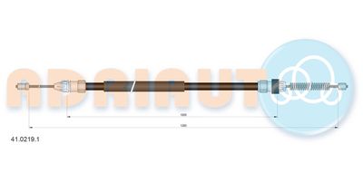 Cable Pull, parking brake ADRIAUTO 41.0219.1
