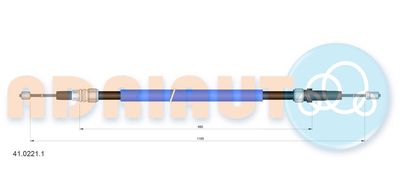 Cable Pull, parking brake ADRIAUTO 41.0221.1