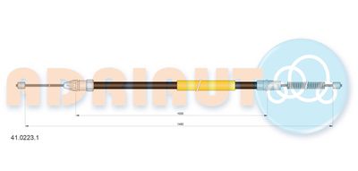 Cable Pull, parking brake ADRIAUTO 41.0223.1