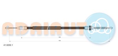 Cable Pull, parking brake ADRIAUTO 41.0232.1