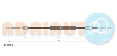 Cable Pull, parking brake ADRIAUTO 41.0242.1