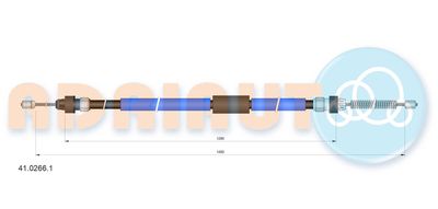 Cable Pull, parking brake ADRIAUTO 41.0266.1